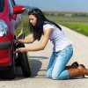 flat tire in San Diego